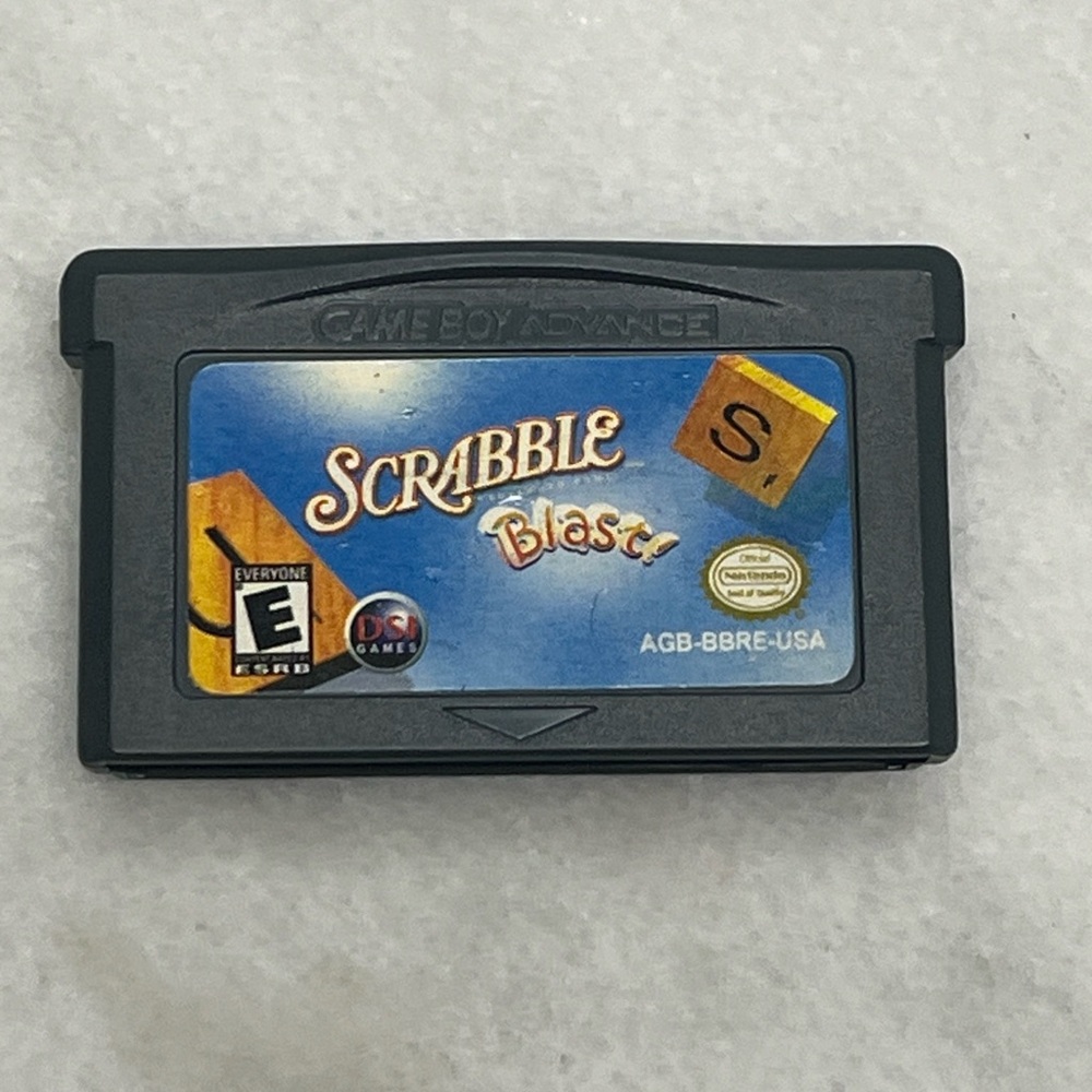 5 for $60 scrabble blast gameboy advance GBA loose cartridge